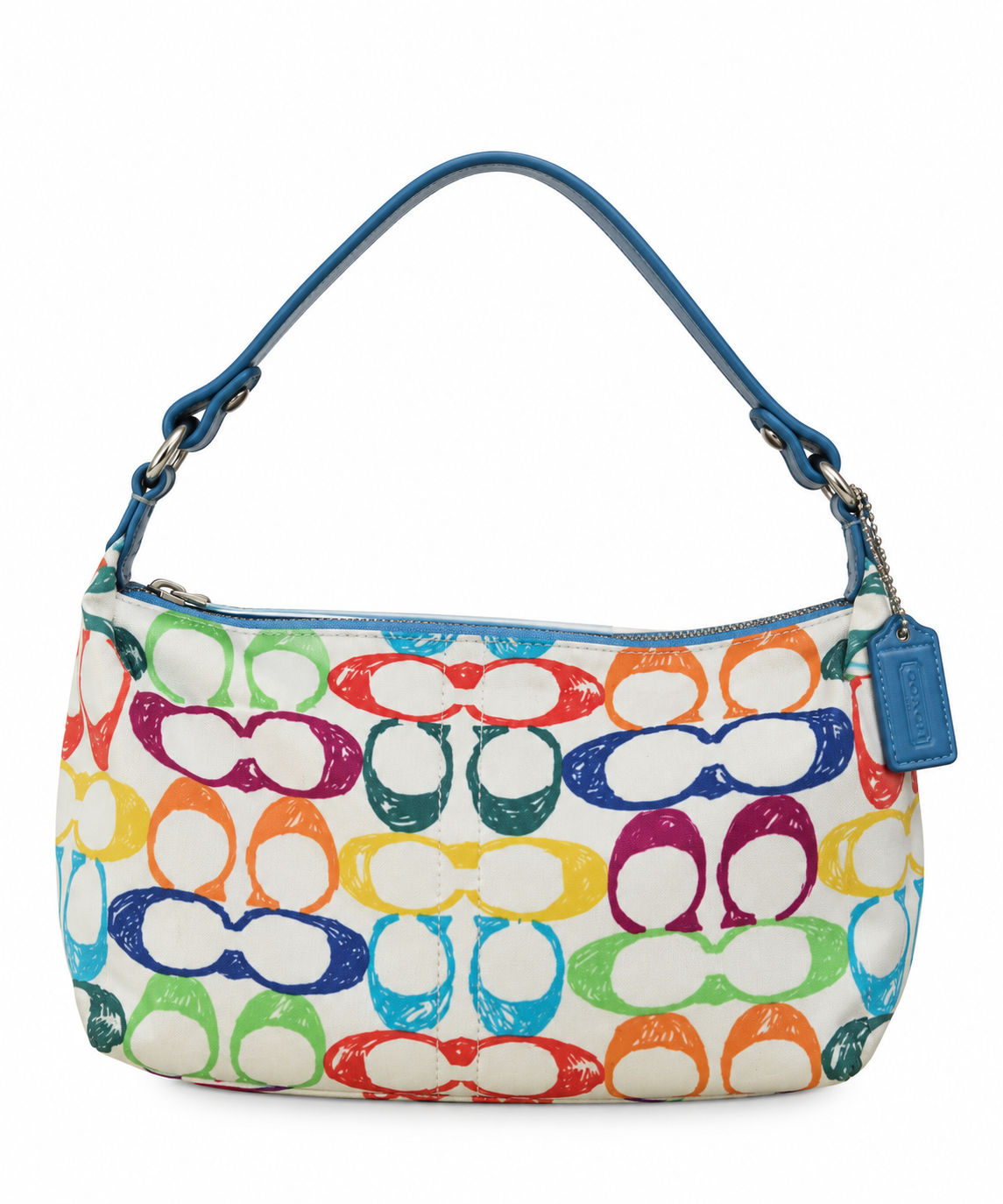 COACH multicolor, signature hobo bag